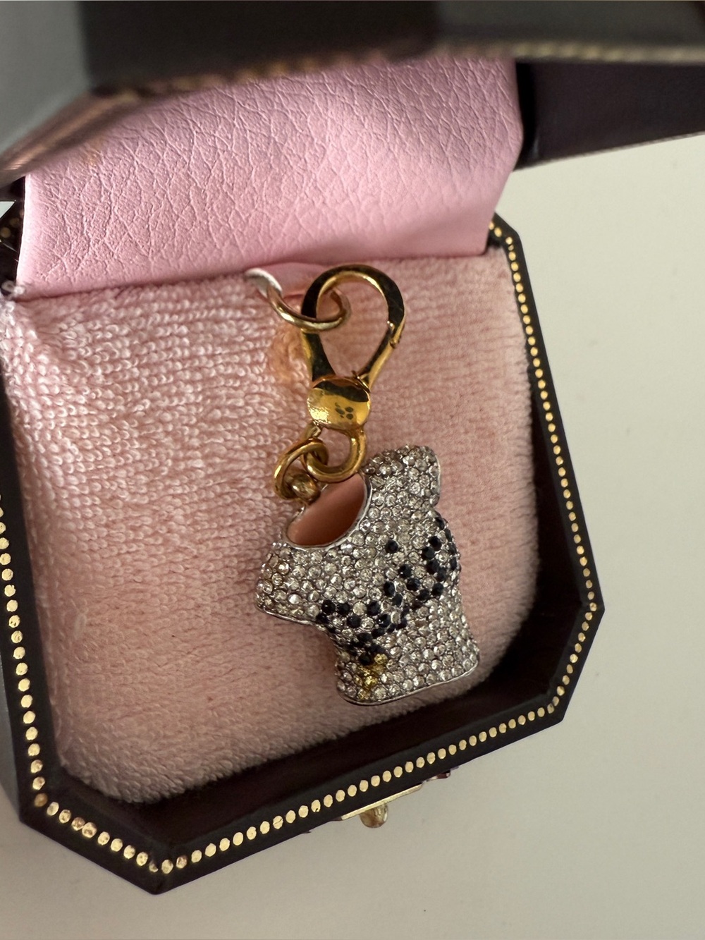 Juicy Couture Pave Tshirt charm - Picture 6 of 7